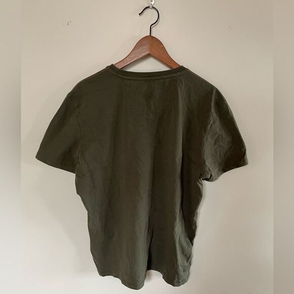 Fat Face Landrover Happiest When Off Road T Shirt Mens XL Olive Green Graphic - Picture 6 of 6